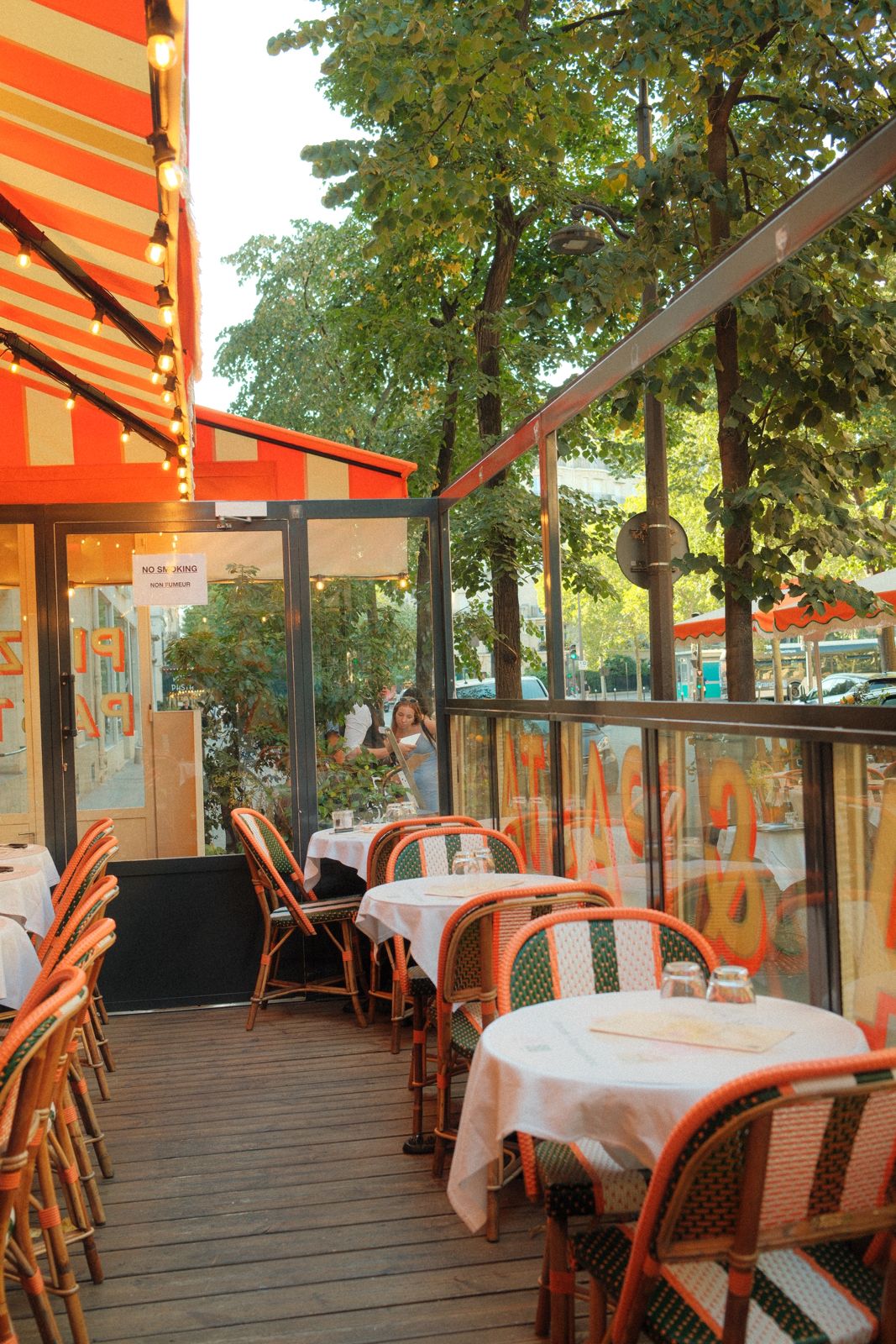 Terrasse de Villa Verdi vue depuis l'avenue de Suffren